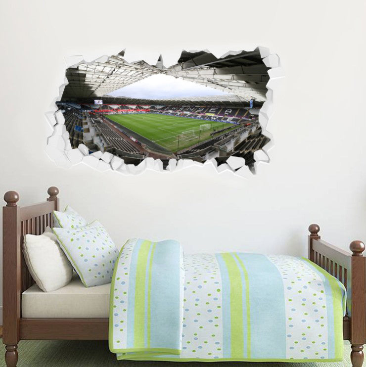 Swansea City Football Club - Smashed Liberty Stadium Wall Mural
