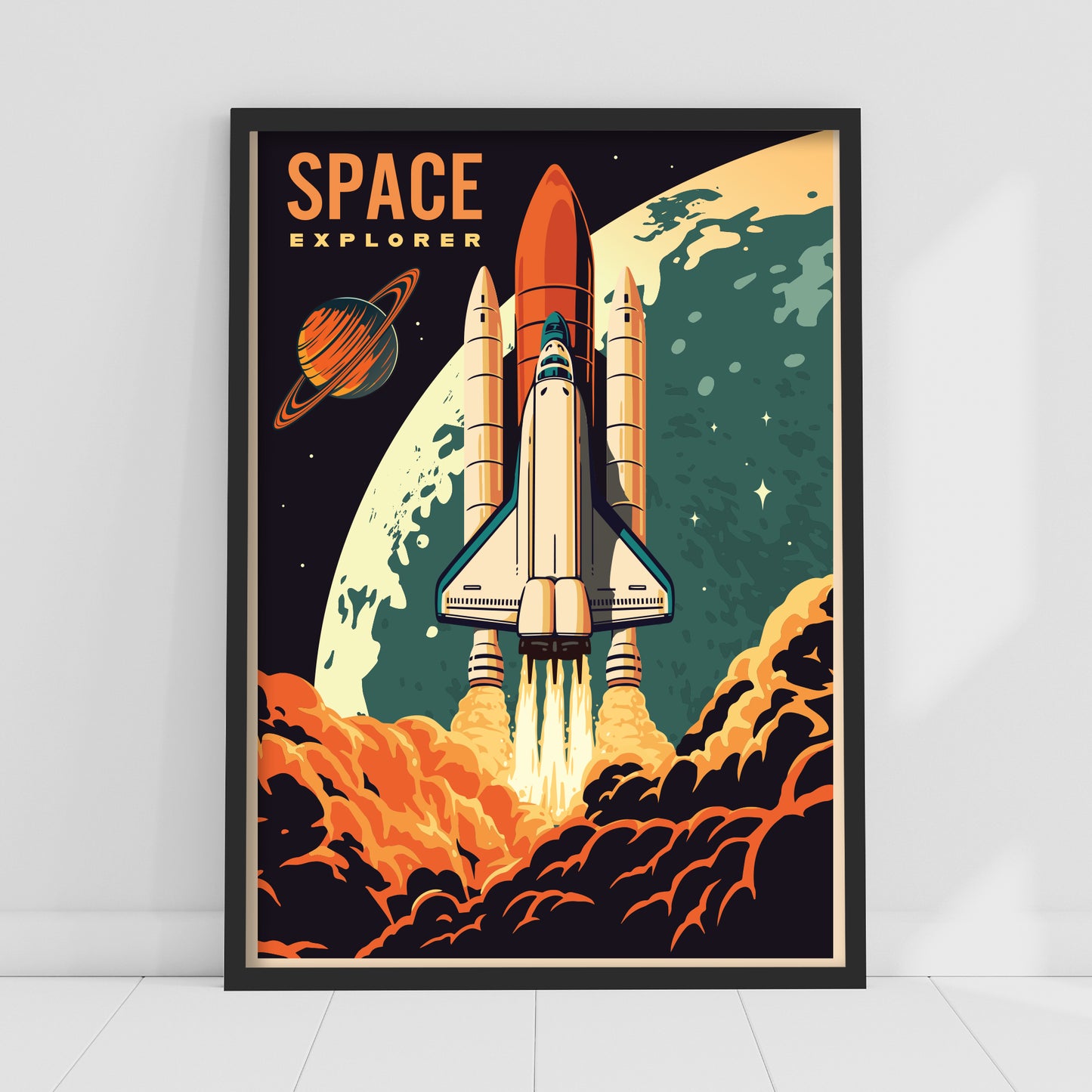 Space Wall Print - Space Explorer Poster Wall Art
