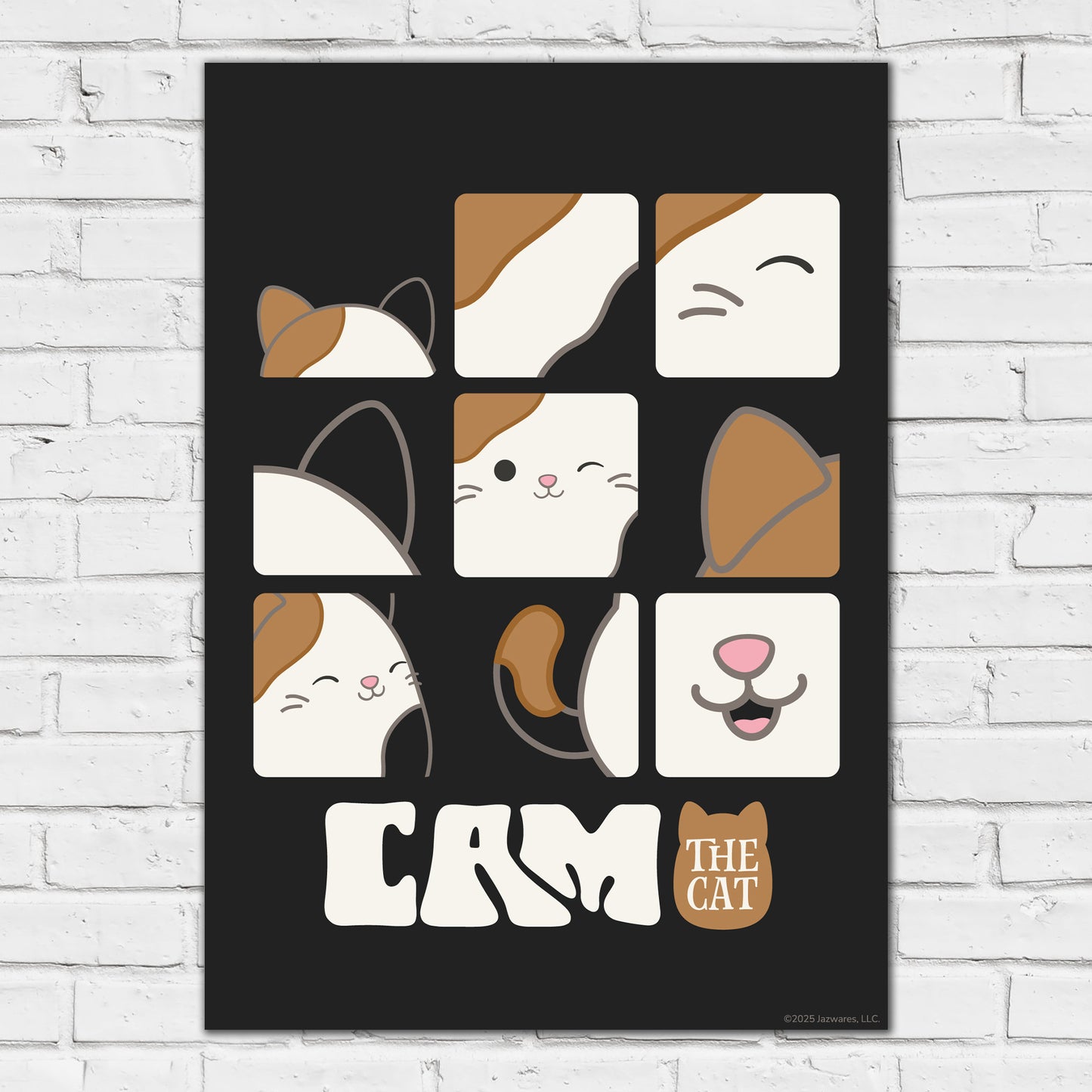 Squishmallows Print - Cam The Cat Close Ups Poster Wall Art