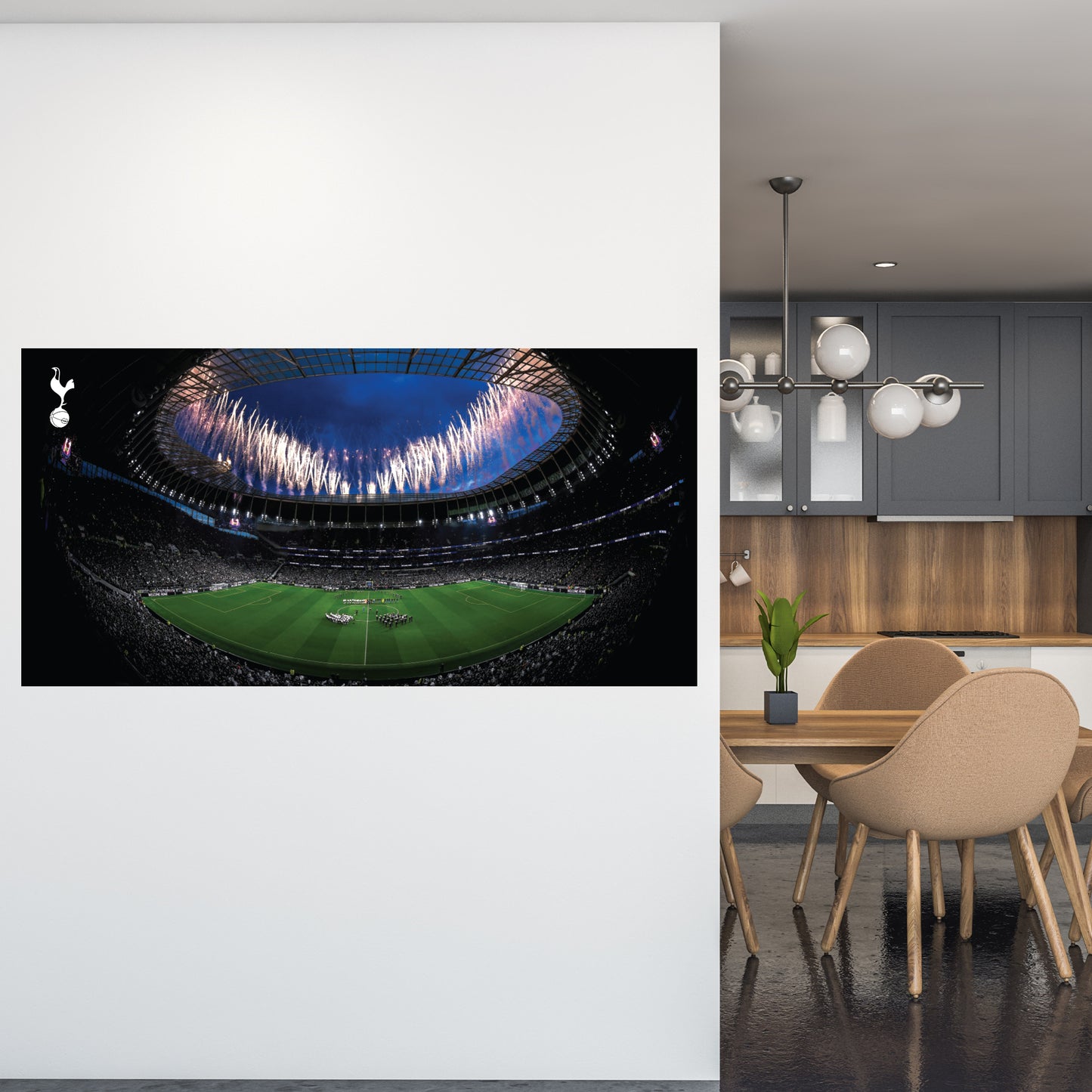 Tottenham Hotspur Football Club - Stadium Mural (Inside Fireworks)