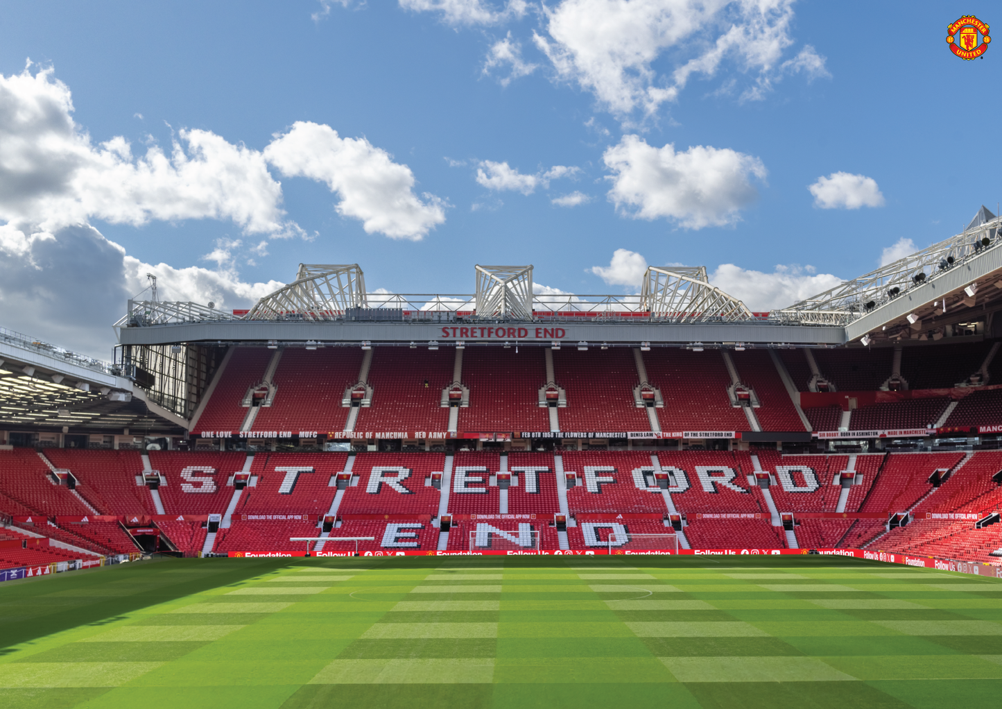 Manchester United Old Trafford Stretford End - Stadium Full Wall Mural