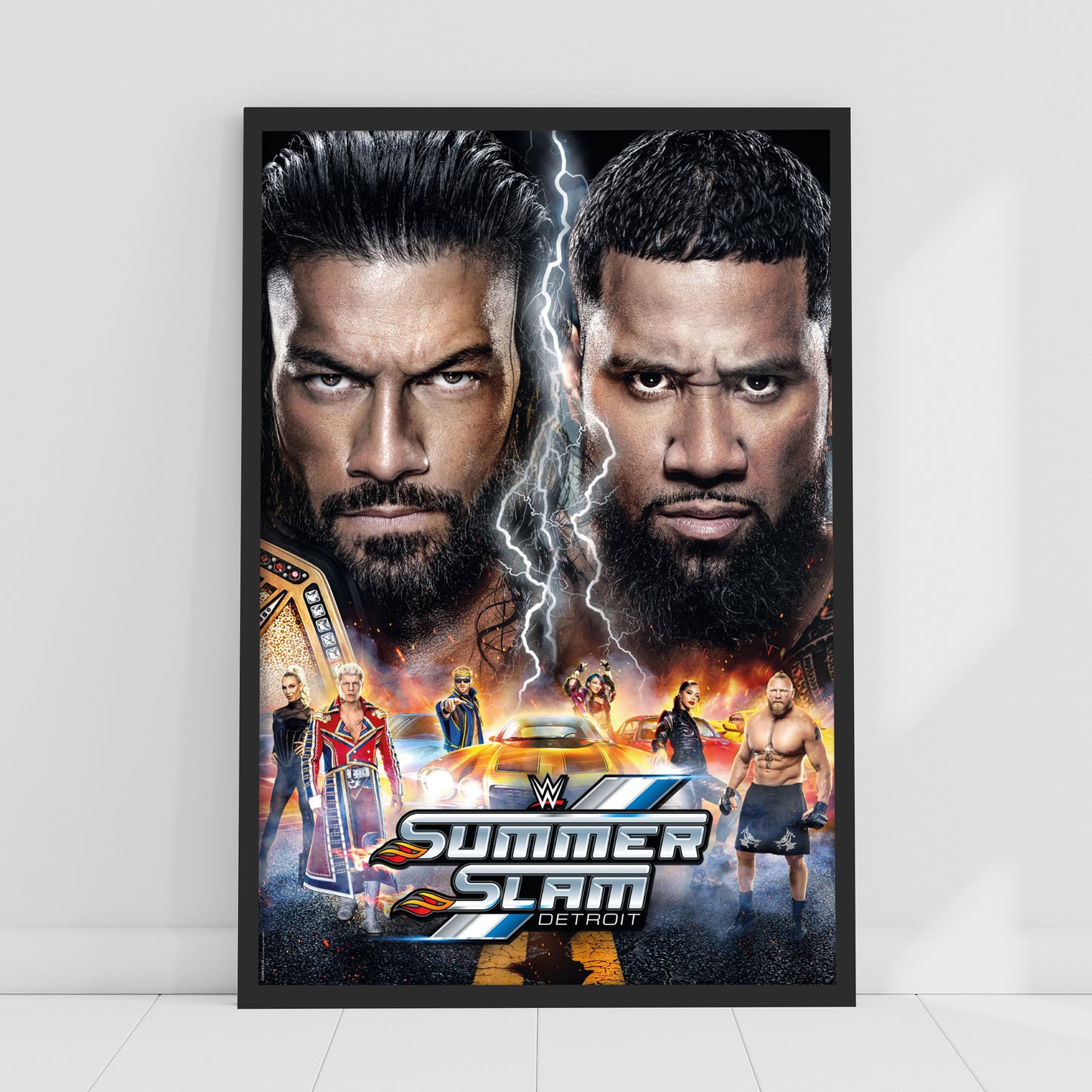 WWE Print - SummerSlam Detroit Poster