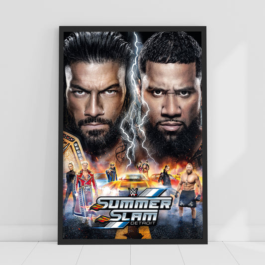 WWE Print - SummerSlam Detroit Poster