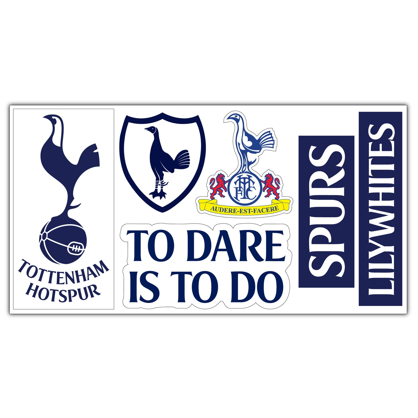 Tottenham Hotspur Football Club - Decal Sticker Set