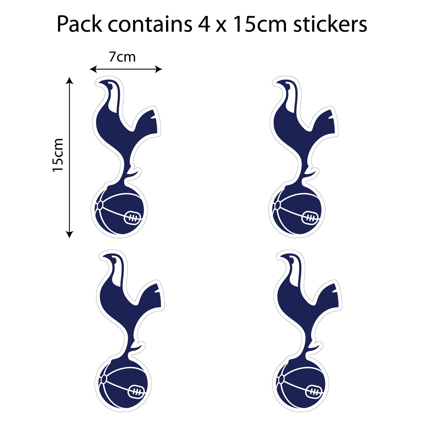 Tottenham Football Club - Car Sticker Pack