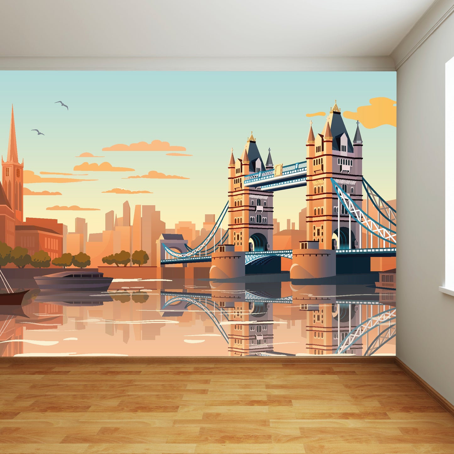 Tower Bridge Full Wall Mural