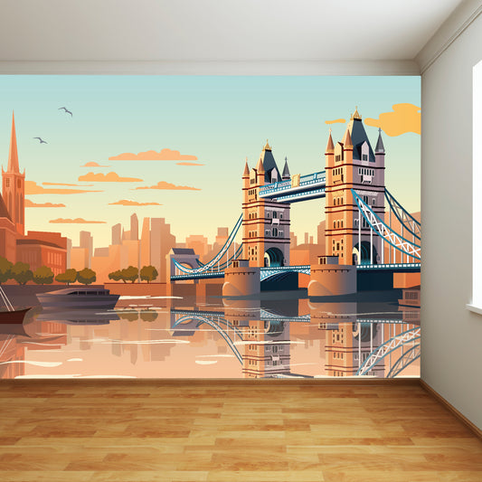 Tower Bridge Full Wall Mural