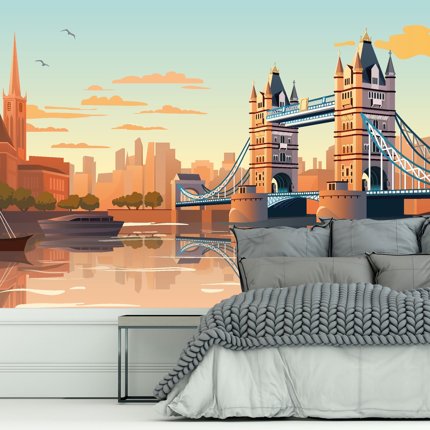 Tower Bridge Full Wall Mural