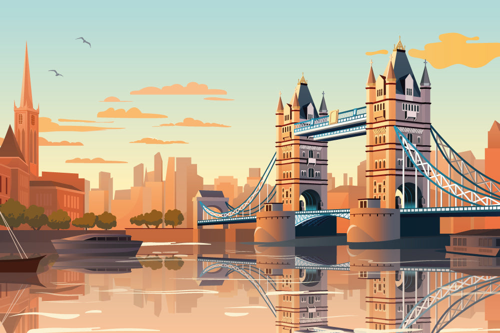 Tower Bridge Full Wall Mural