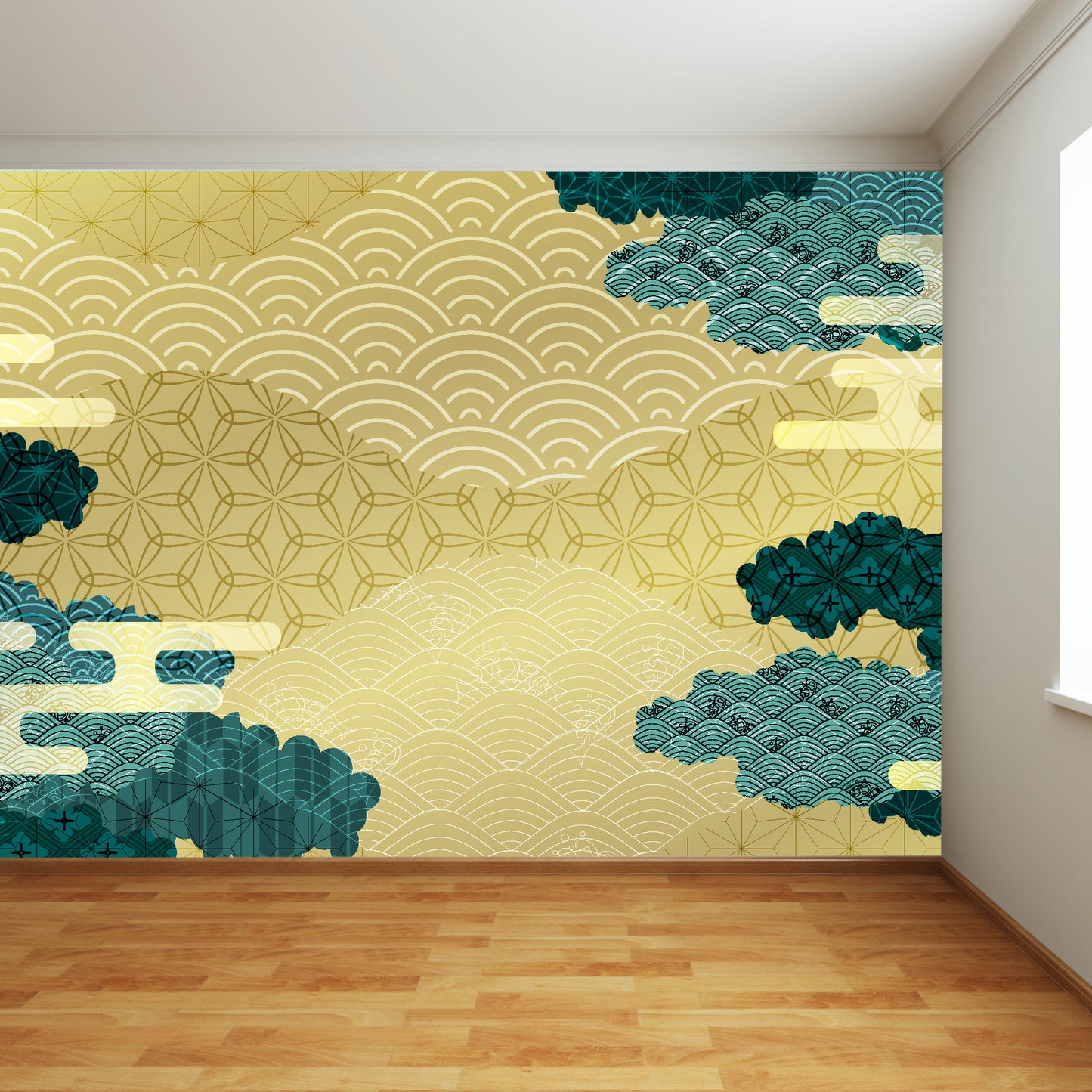Turquoise Dreams Full Wall Mural