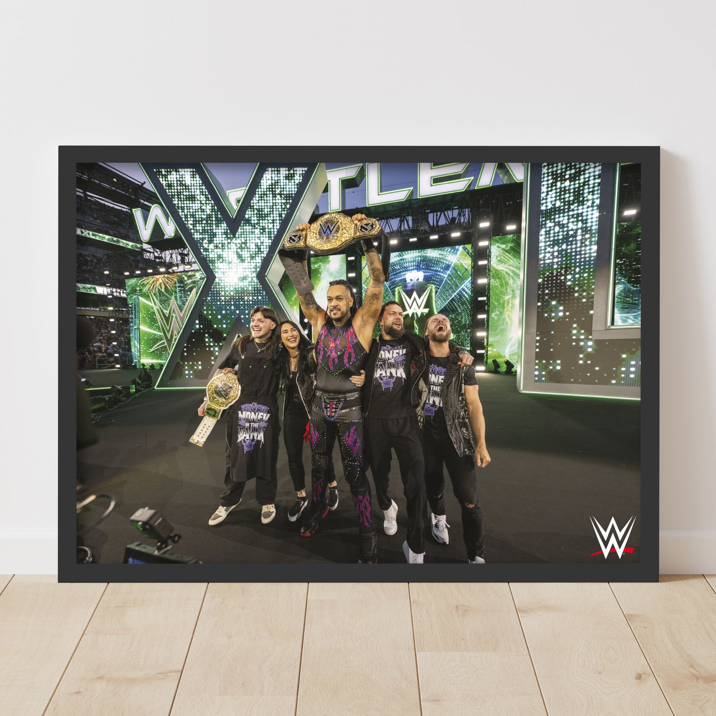 WWE Print - Damian Priest Belt Judgement Day WrestleMania Poster Wrestling Wall Art