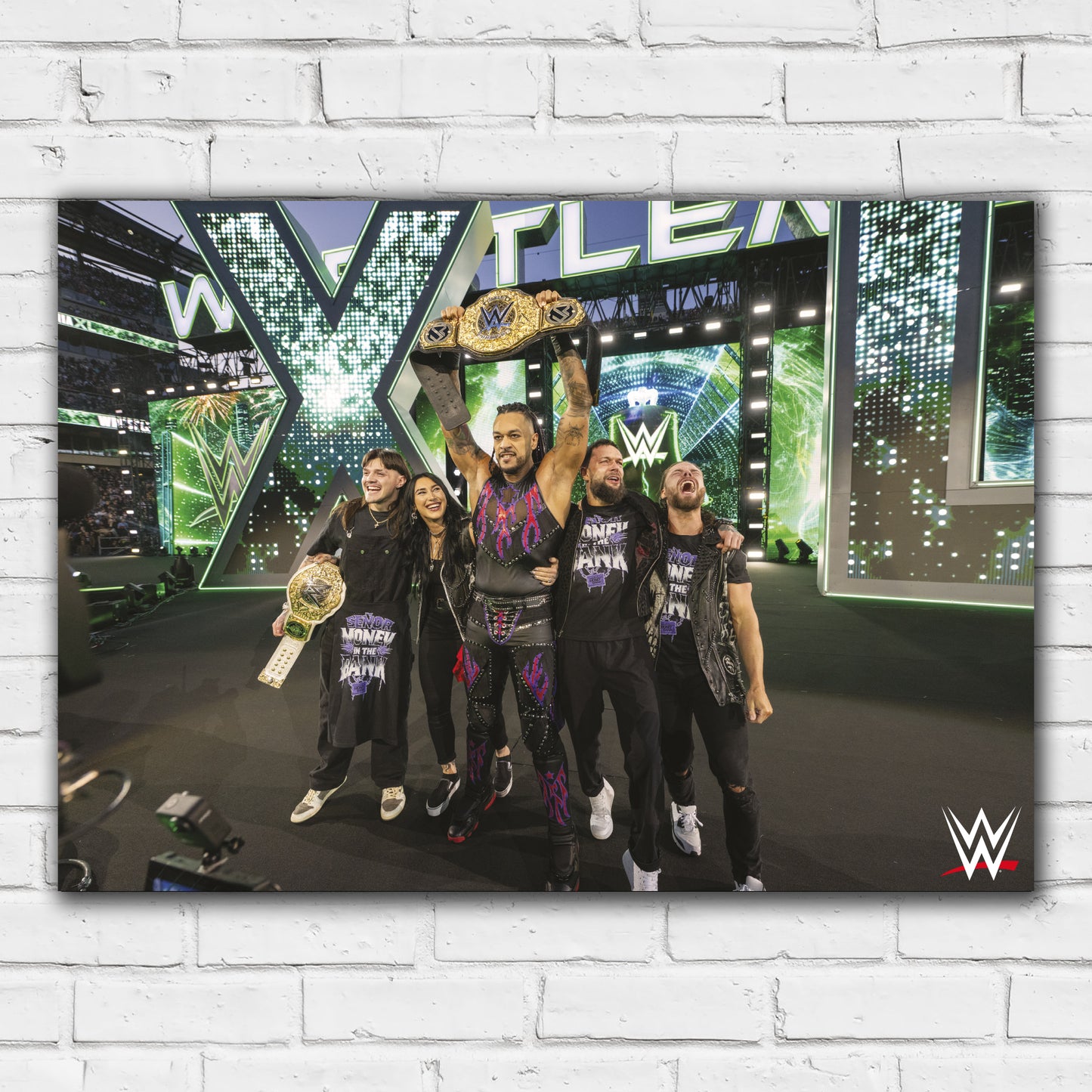 WWE Print - Damian Priest Belt Judgement Day WrestleMania Poster Wrestling Wall Art