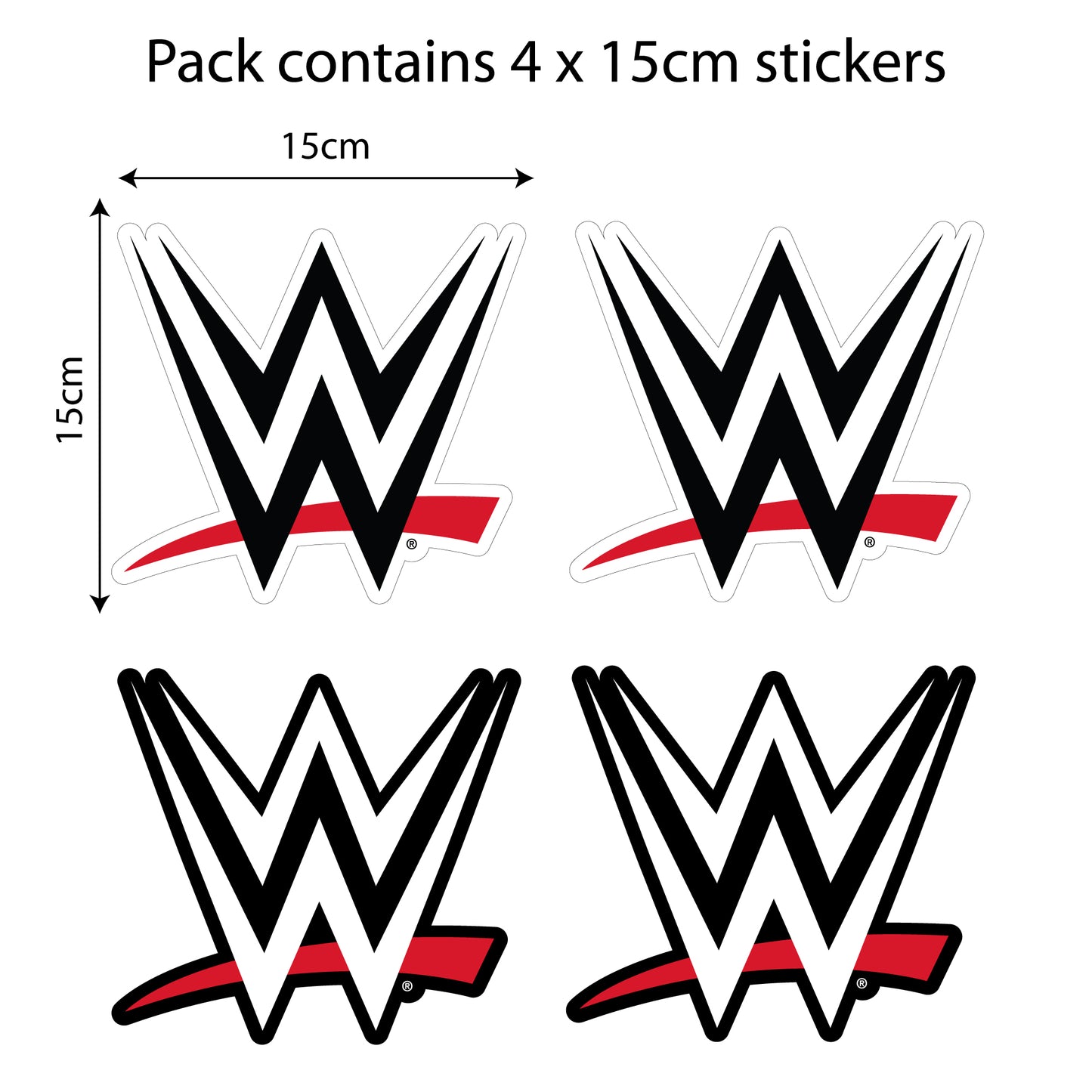 WWE - Car Sticker Pack