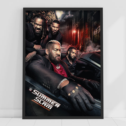 WWE Print - Summer Slam Cleveland Car Poster Wrestling Wall Art
