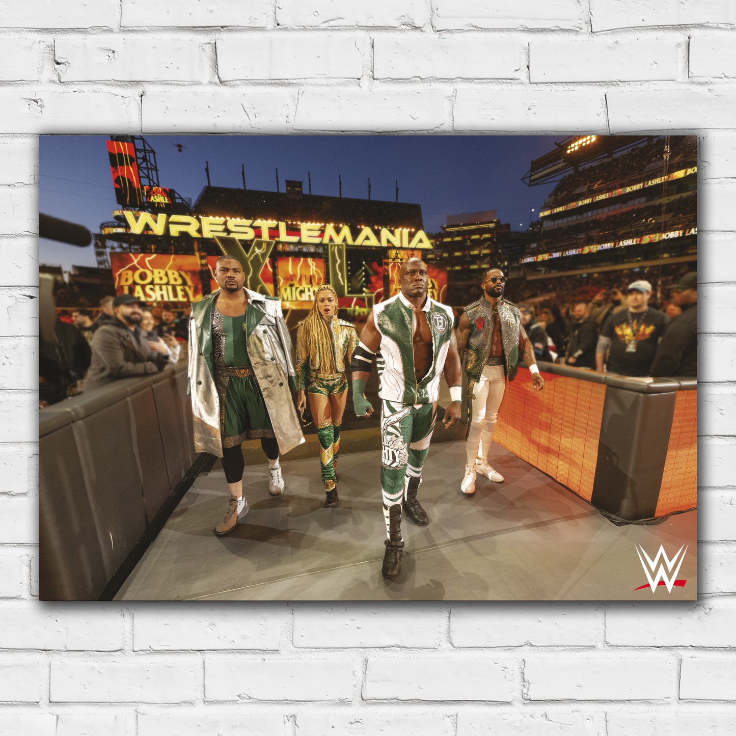 WWE Print - The Pride Entrance Poster Wrestling Wall Art