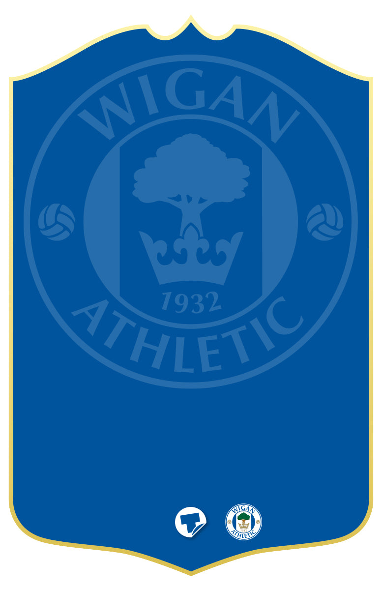 Wigan Athletic 24 Personalised Stats Card