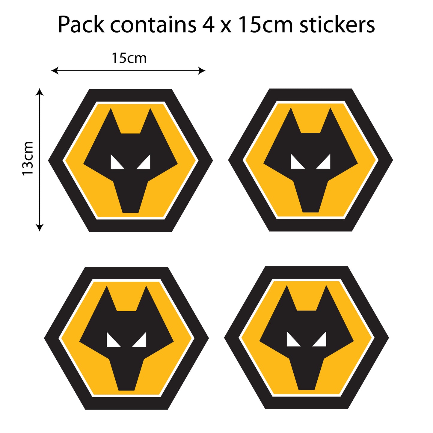 Wolves Football Club - Car Sticker Pack
