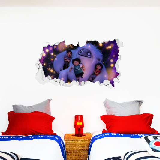 Abominable Group Broken Wall Sticker