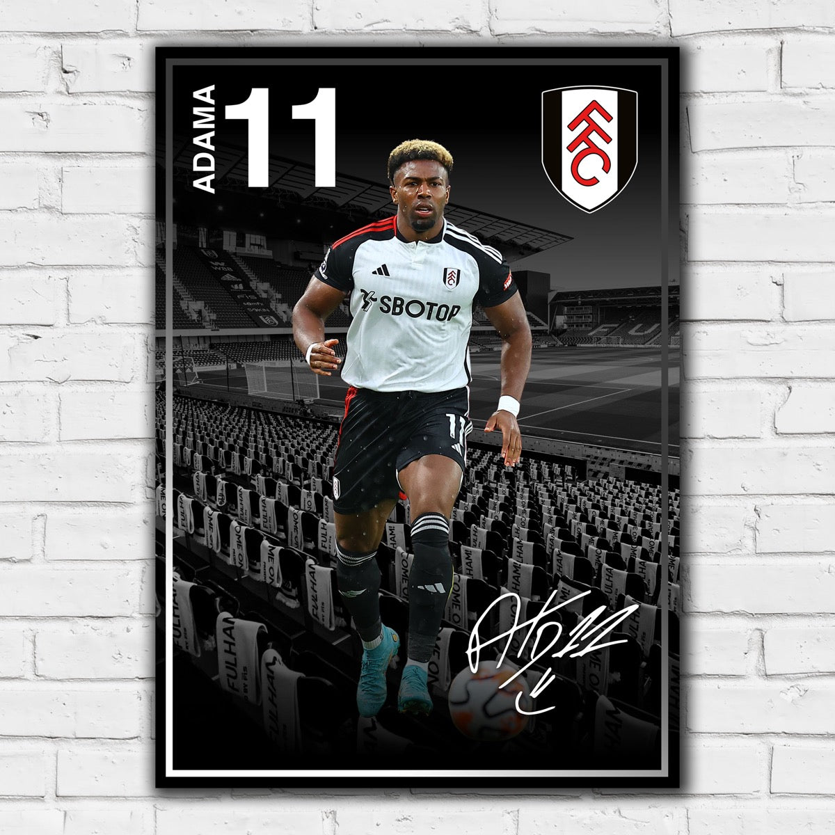 Fulham FC Print - Adama 23/24 Player Poster