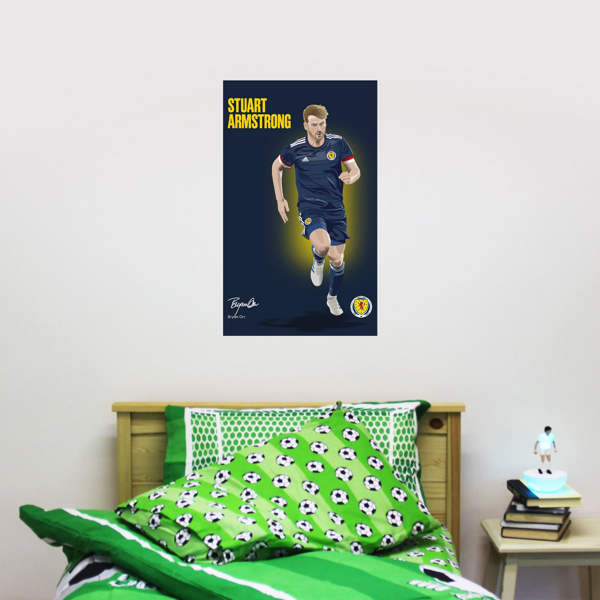 Scotland National Team - Stuart Armstrong Wall Sticker