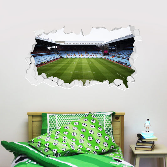 Aston Villa Broken Wall Stadium Wall Sticker