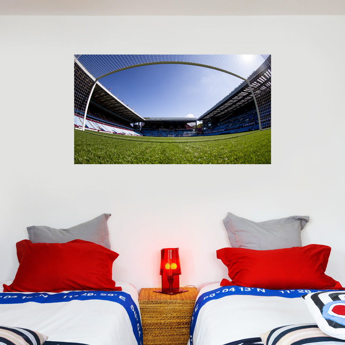Aston Villa Stadium View From Goal Wall Sticker
