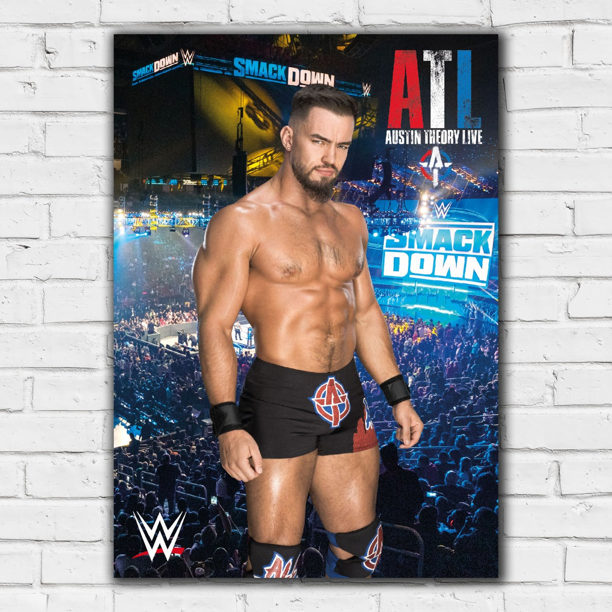 WWE Print - Austin Theory Crowd Poster
