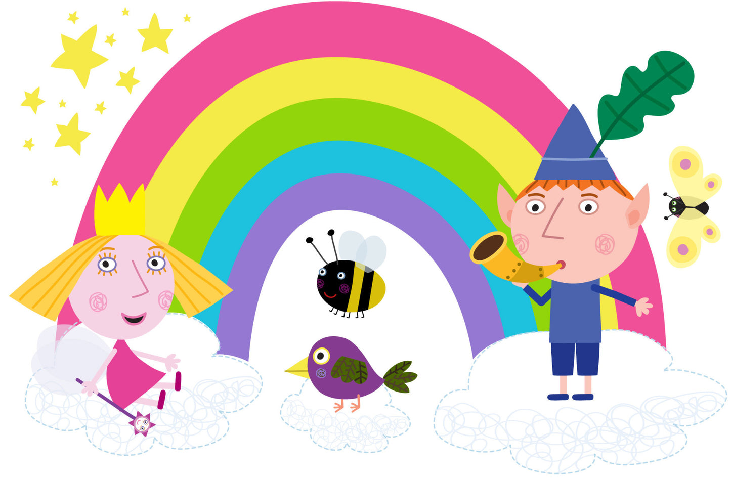 Ben & Holly's Little Kingdom: Rainbow Wall Sticker