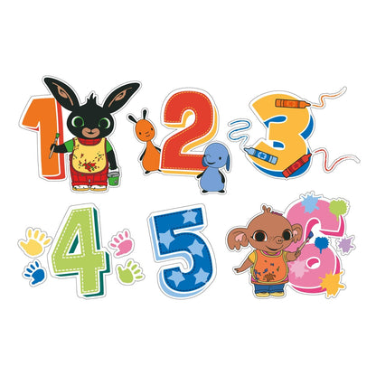 Bing Wall Sticker - Bing and Friends Counting Numbers Wall Decal Set