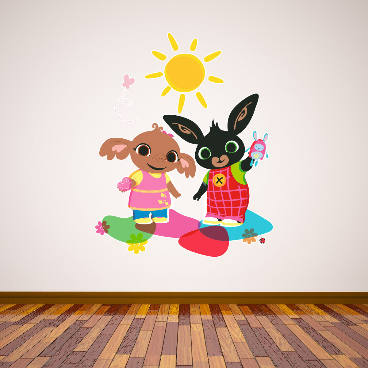 Bing Wall Sticker Bing and Sula Playing