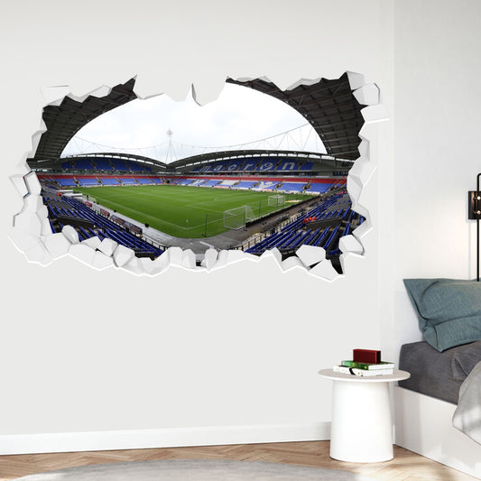 Bolton Wanderers FC Stadium Broken Wall Sticker