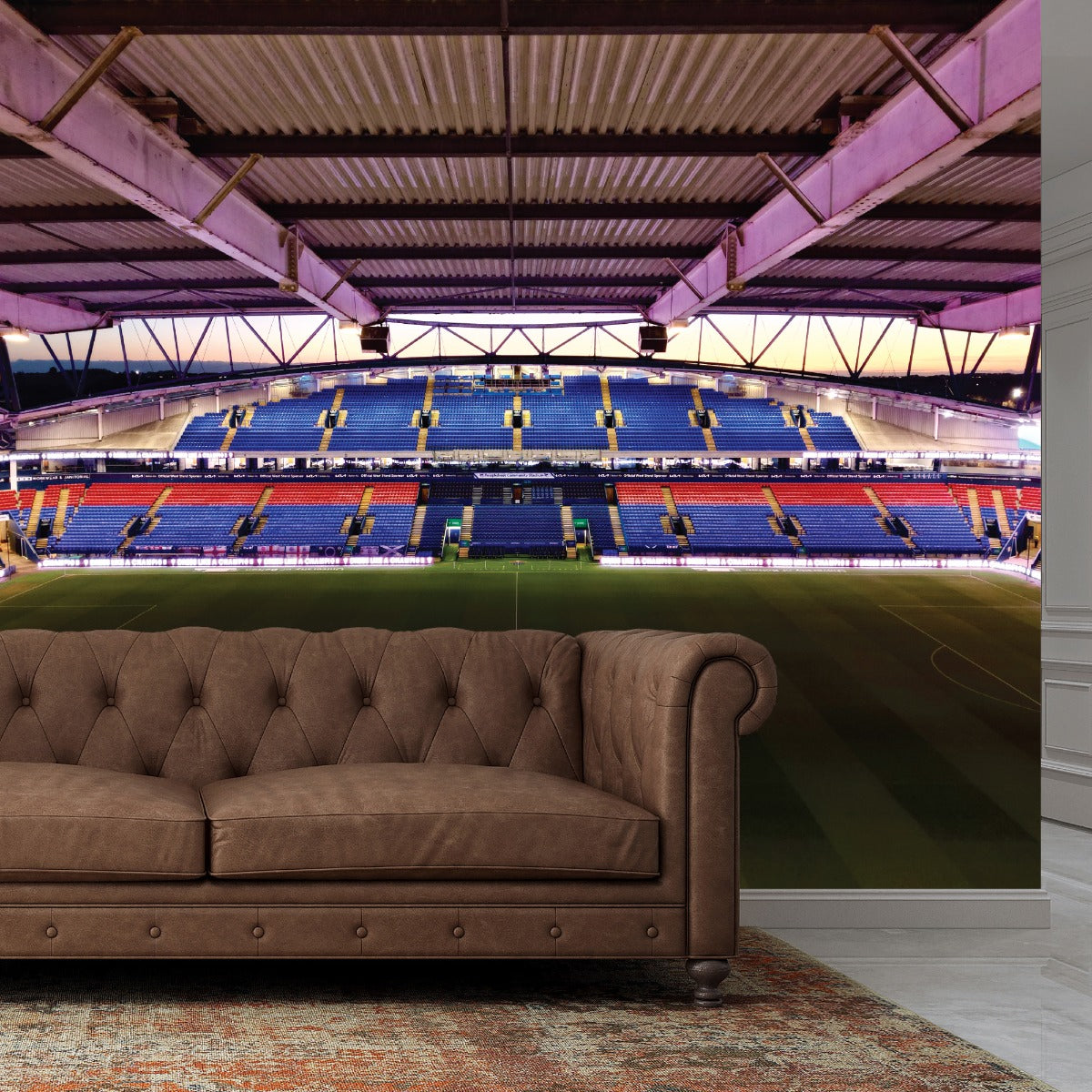 Bolton Wanderers FC Full Wall Mural Stadium At Dusk