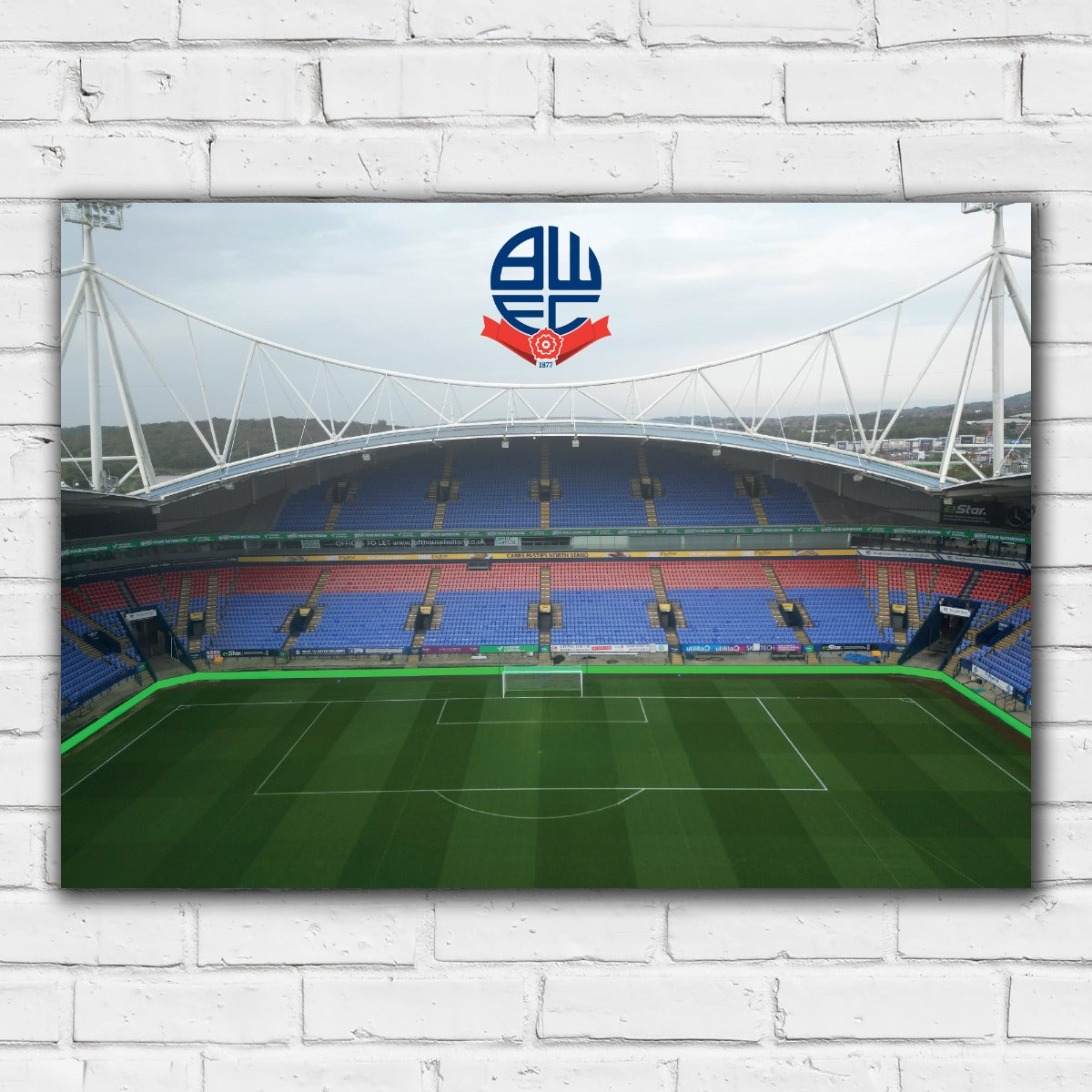 Bolton Wanderers FC Stadium Day Time Print Poster