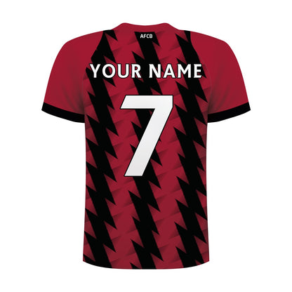 AFC Bournemouth - Personalised Name and Number Shirt Wall Sticker +  Decal Set
