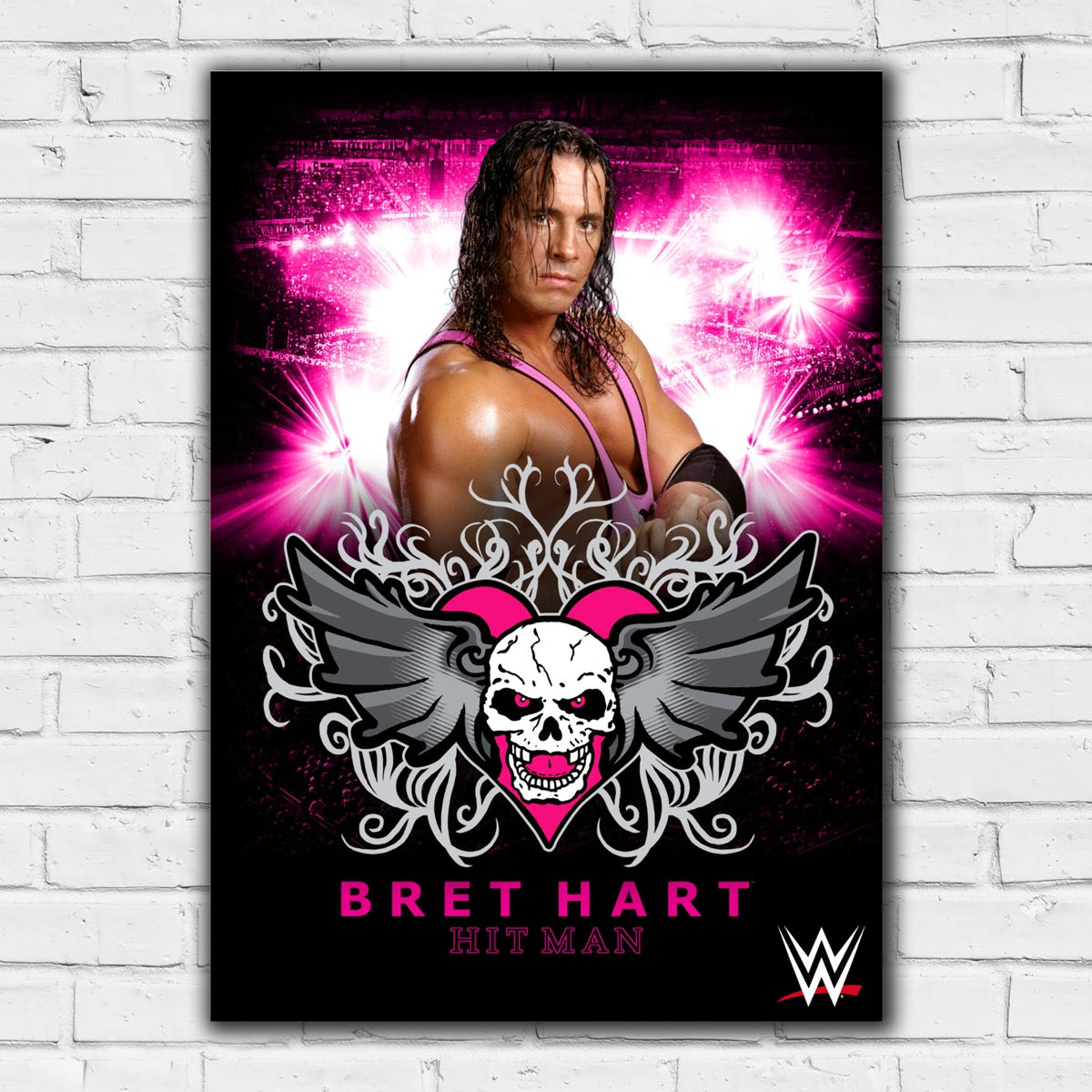 WWE Print - Bret Hart Hitman Poster