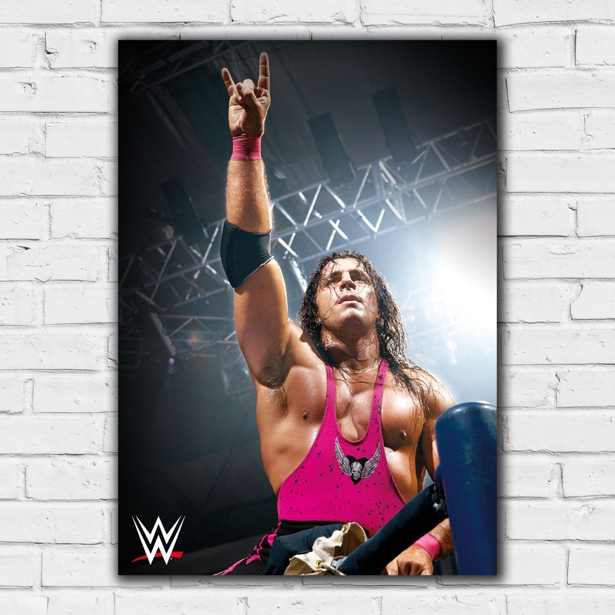 WWE Print - Bret Hart in Ring Poster
