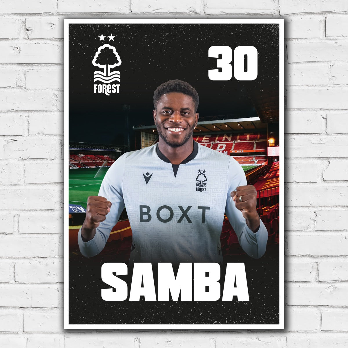 Nottingham Forest FC Print - Brice Samba