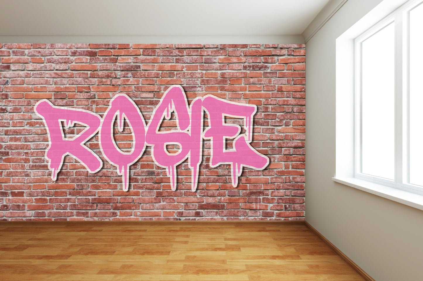 Personalised Graffiti Name Wall Sticker Full Wall Mural
