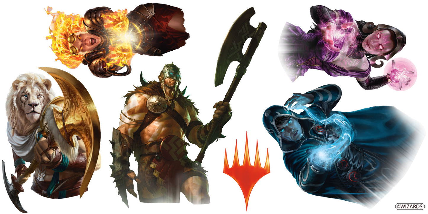 Magic: The Gathering Character Wall Sticker Set