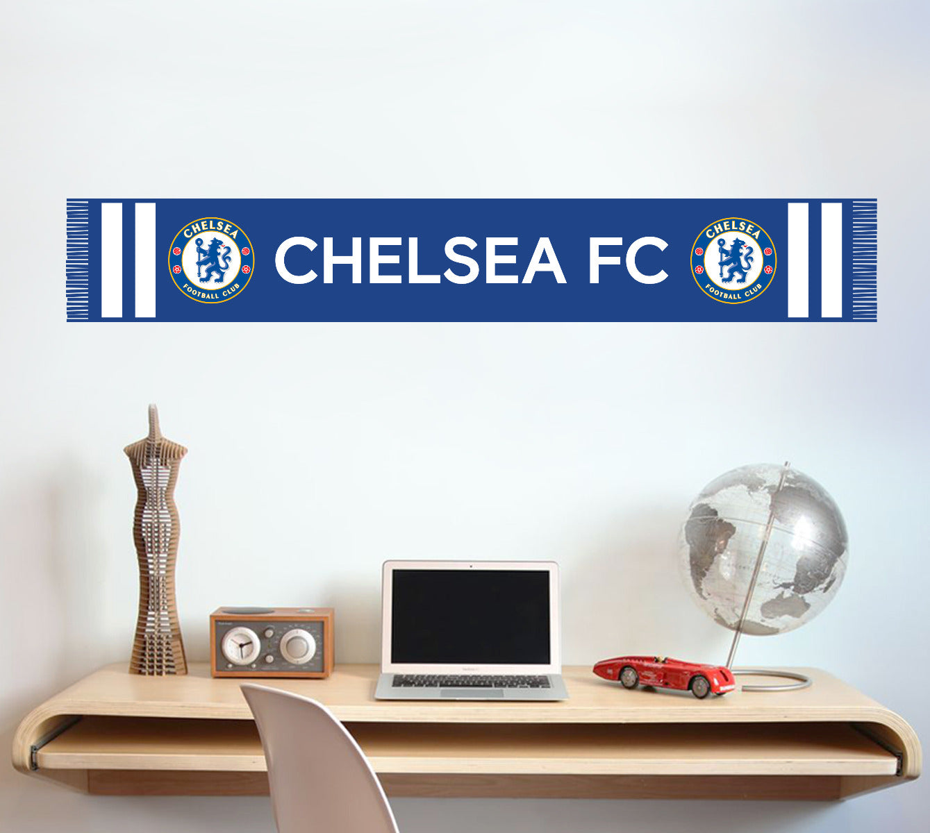 Chelsea Bar Scarf Wall Sticker