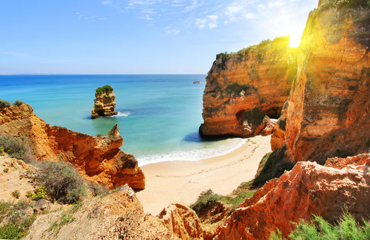 Cliffs on Beach Wall Mural