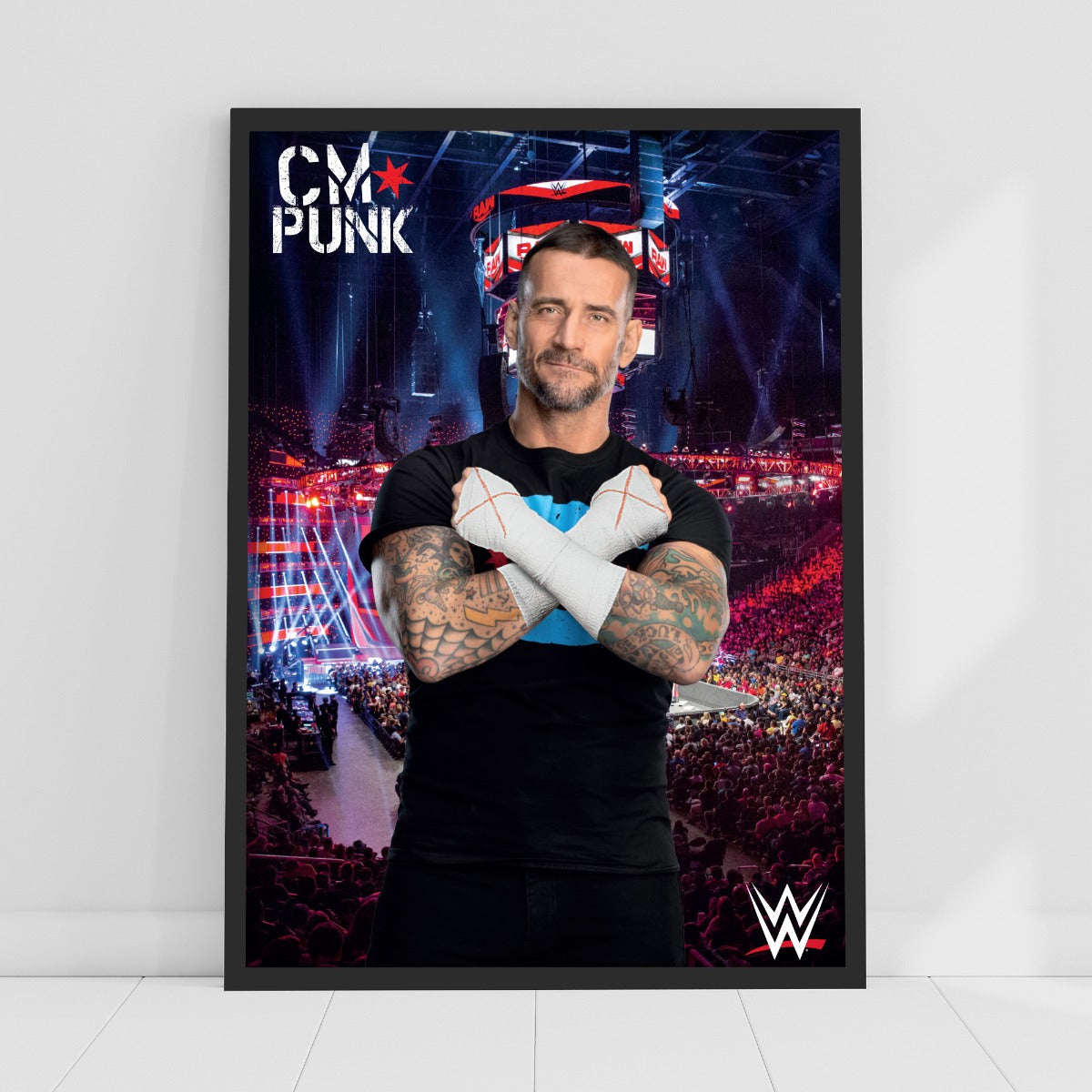 WWE Print - CM Punk Crowd Poster