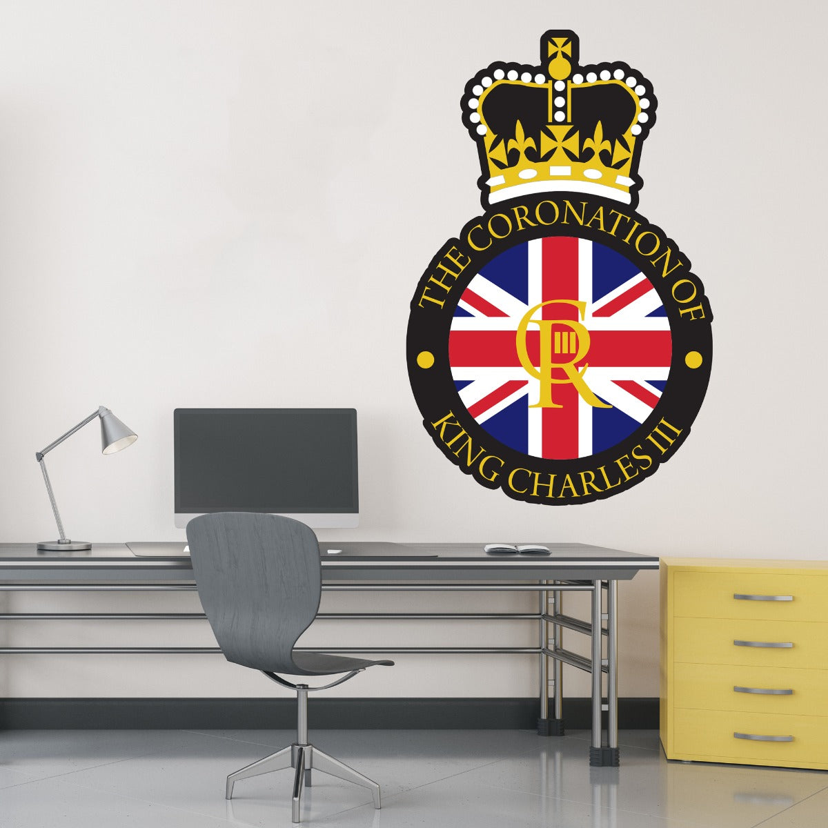 King Charles Coronation Wall Sticker