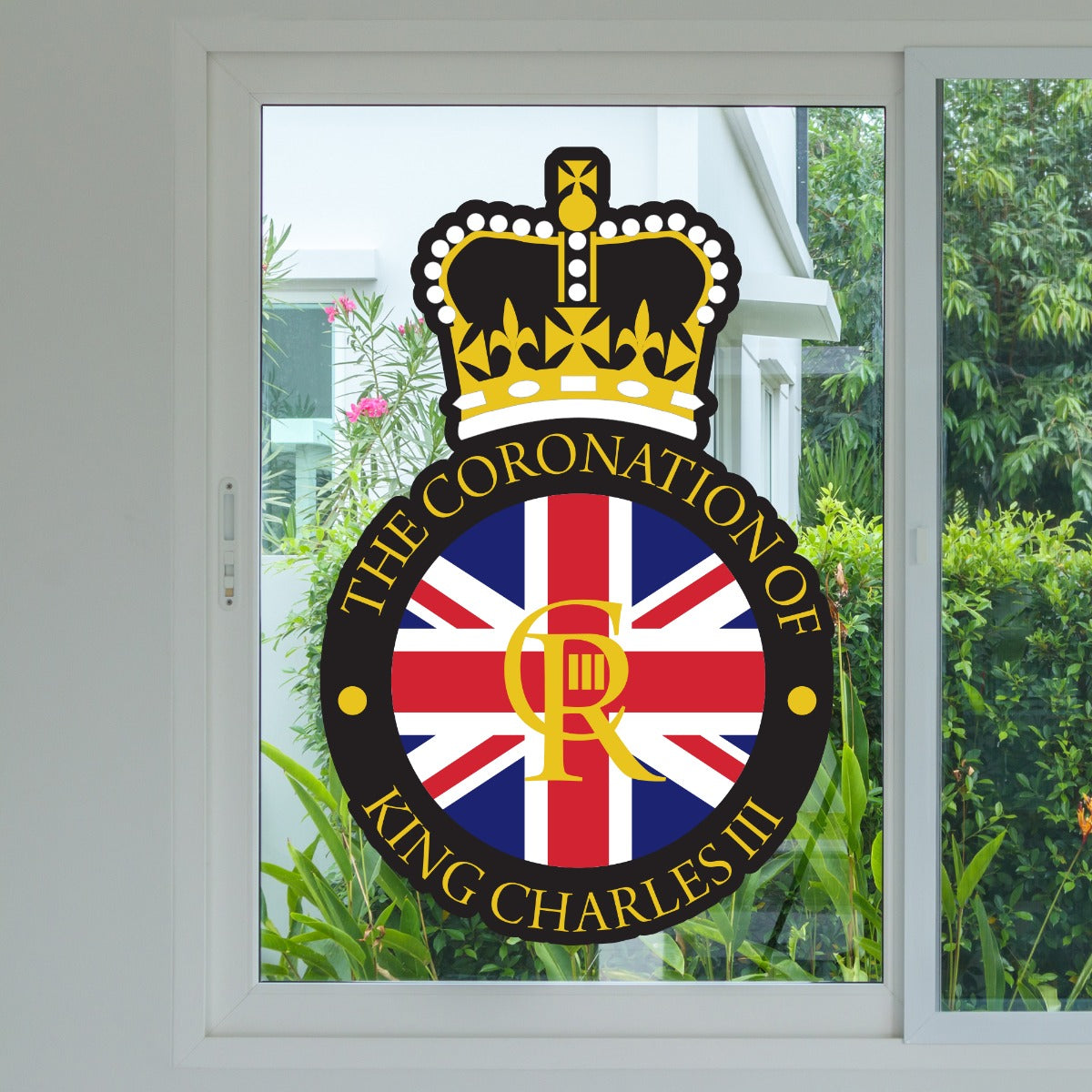 King Charles Coronation Window Sticker