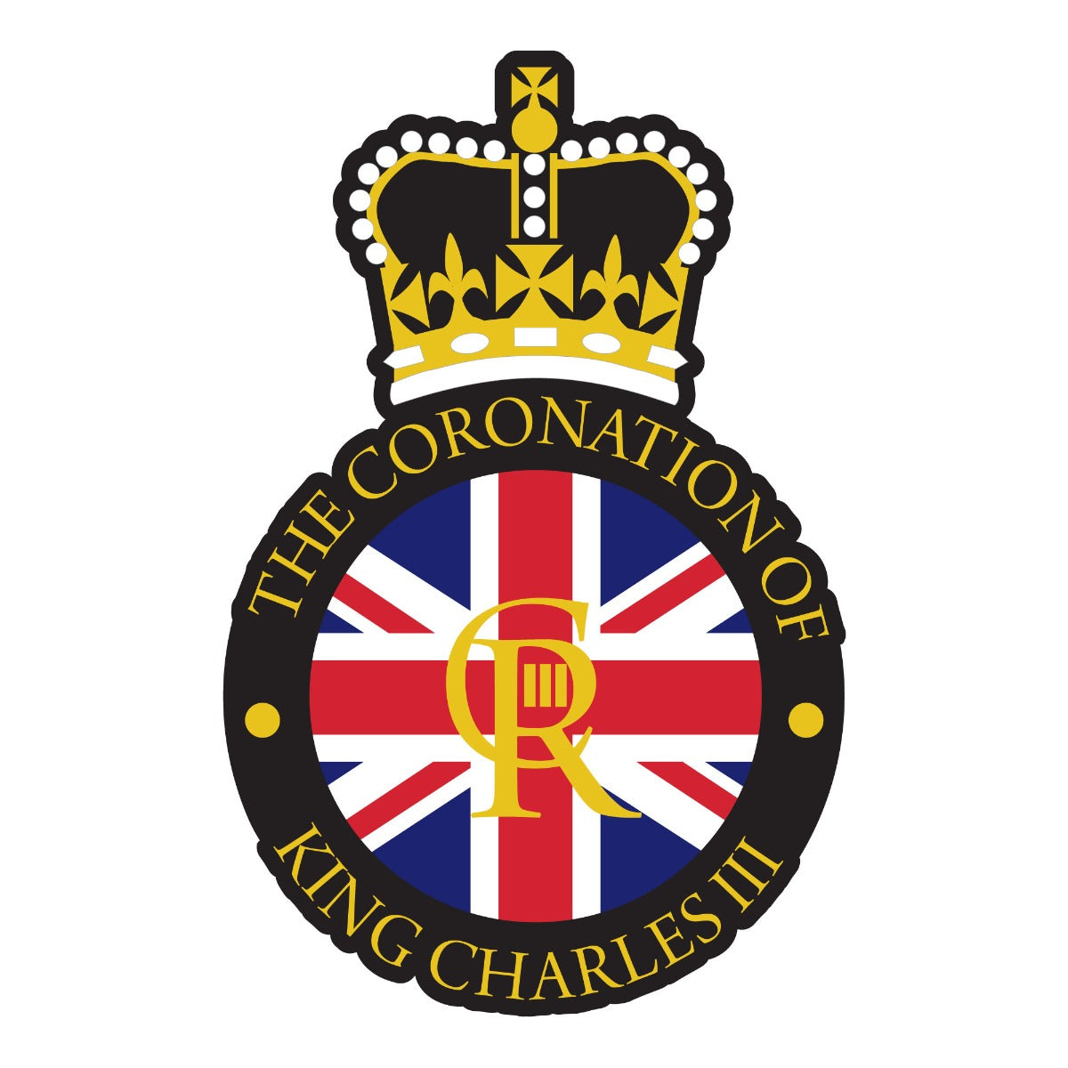 King Charles Coronation Wall Sticker