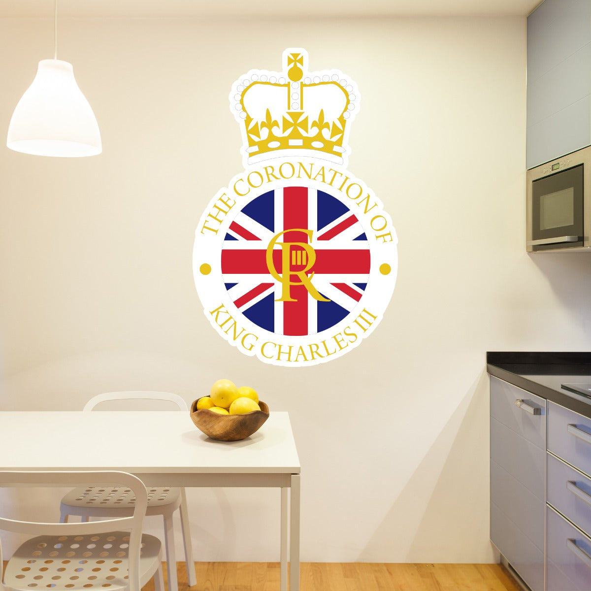 King Charles Coronation Wall Sticker