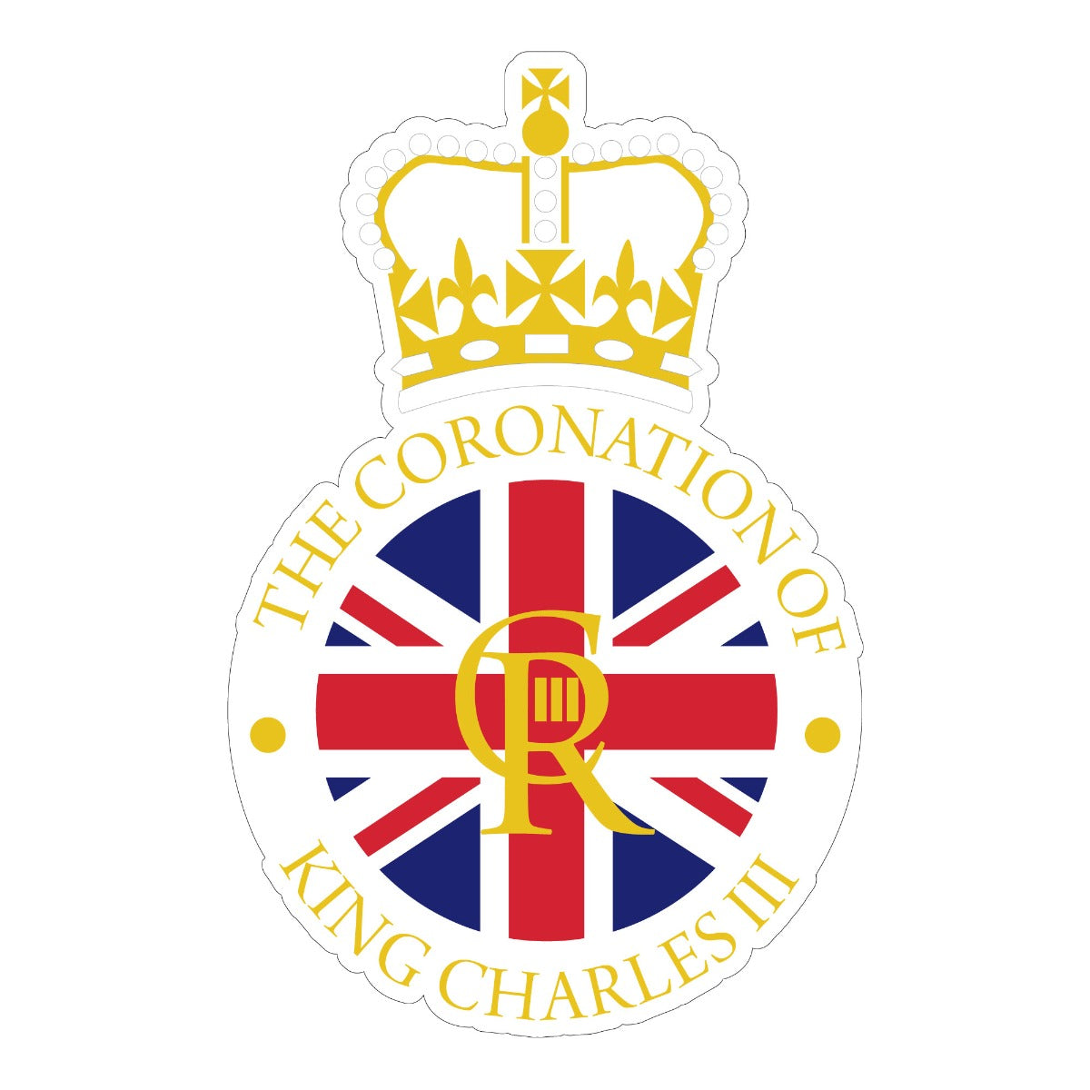 King Charles Coronation Wall Sticker