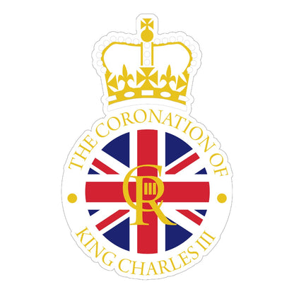 King Charles Coronation Window Sticker