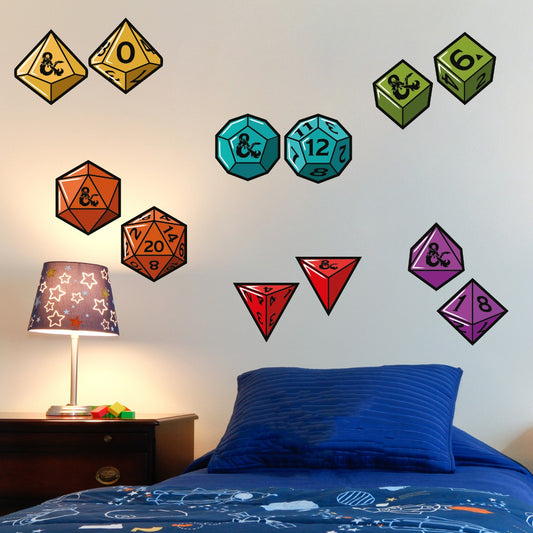 Dungeons & Dragons - Dice Icons Decal Set