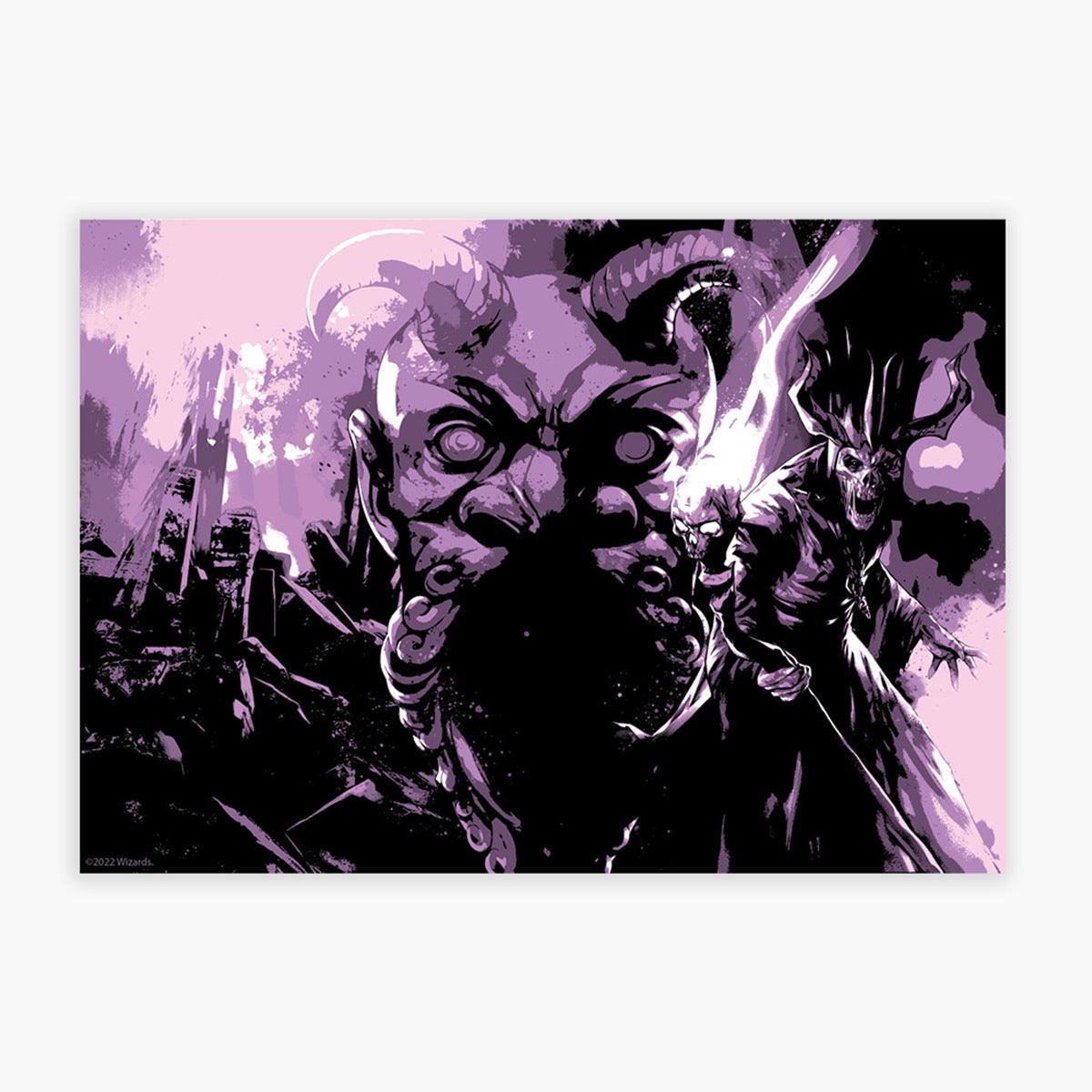 Dungeons & Dragons Print - Lich Coloured Graphic Wall Art